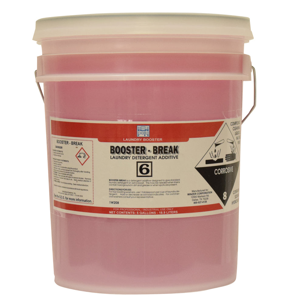 ISI-Poly Booster-Break Laundry Detergent Additive - 5 gal