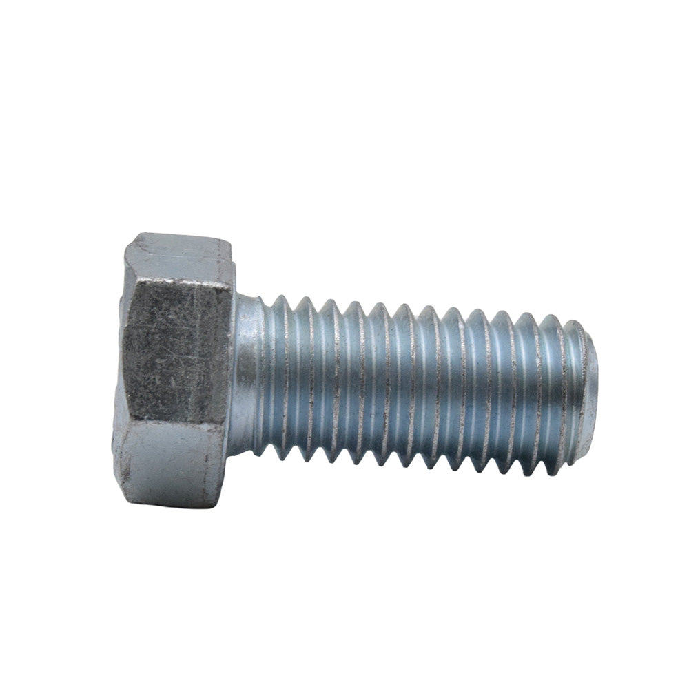 9/16-12 x 2 Inch Coarse Grade 5 Zinc Plated Steel Hex Head Cap Screw USA