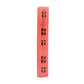 22-18 Gauge Button Connector 4-Piece Sleeved Design Nylon Insulated Red