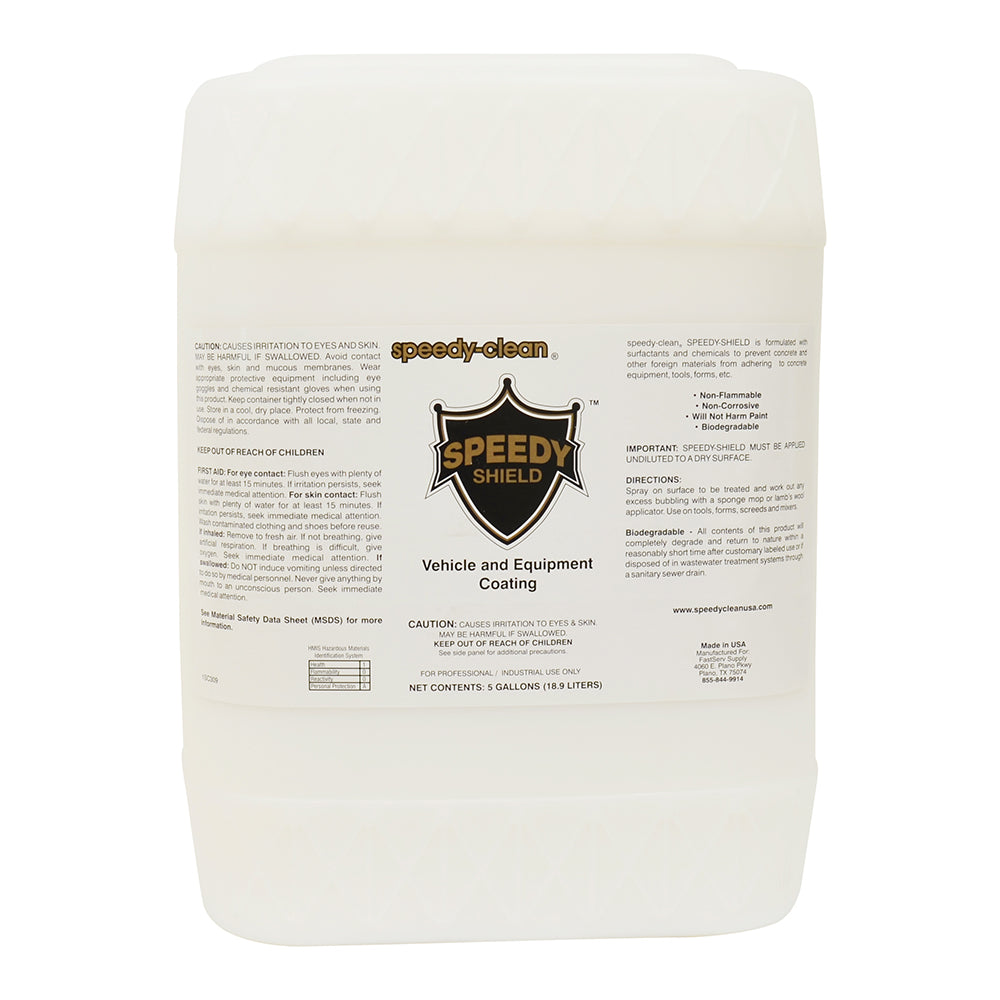 Speedy-Clean Speedy-Shield Vehicle and Equipment Coating - 5 Gallons