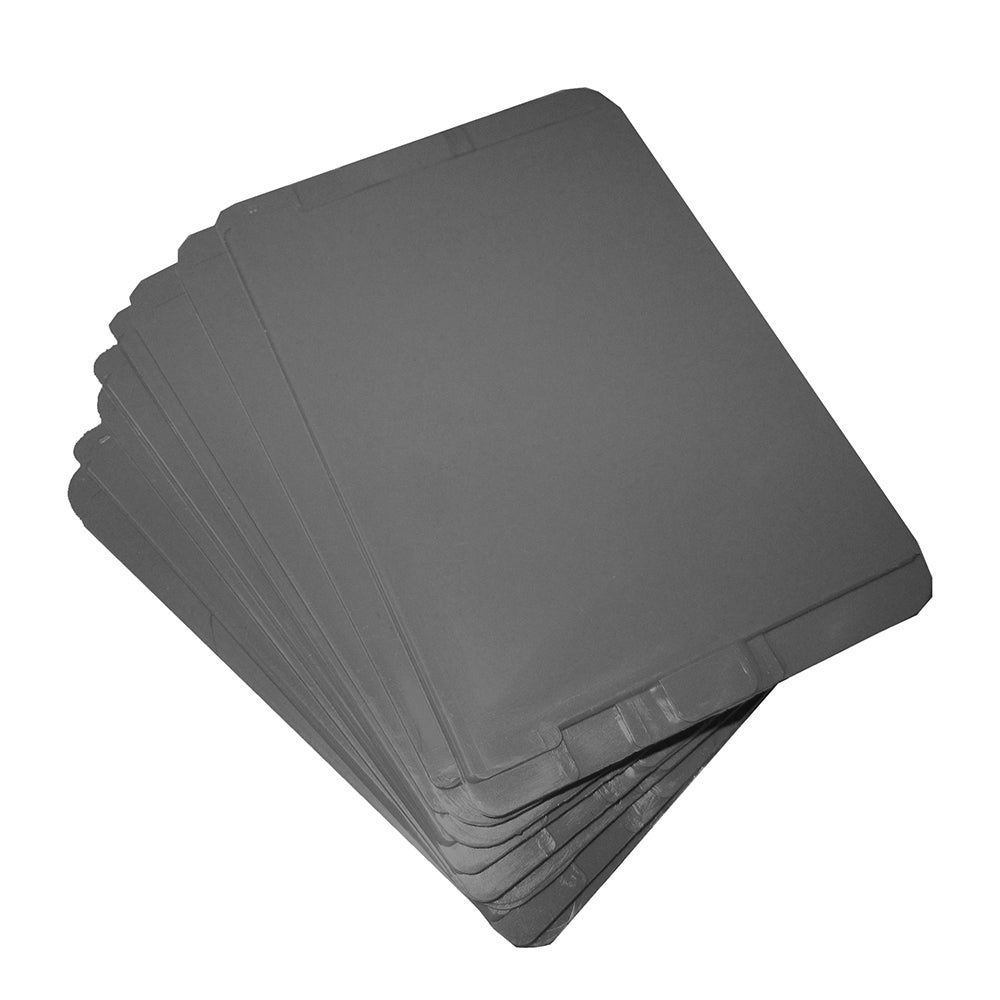 5-1/4 Inch x 2-1/2 Inch Gray High Impact Plastic Drawer Dividers