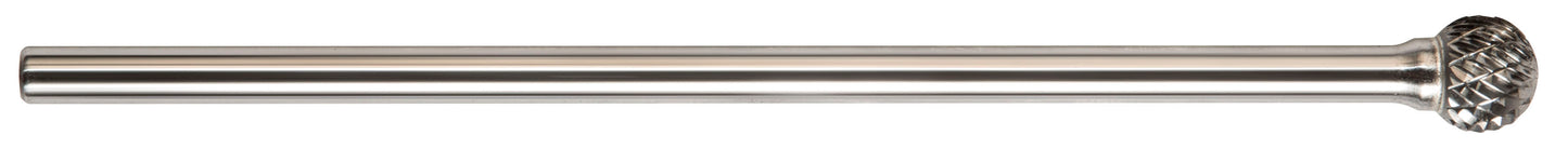 1/2 Inch Ball 1/4 Inch x 6 Inch Shank Sd-5L6 Premium Carbide Bur