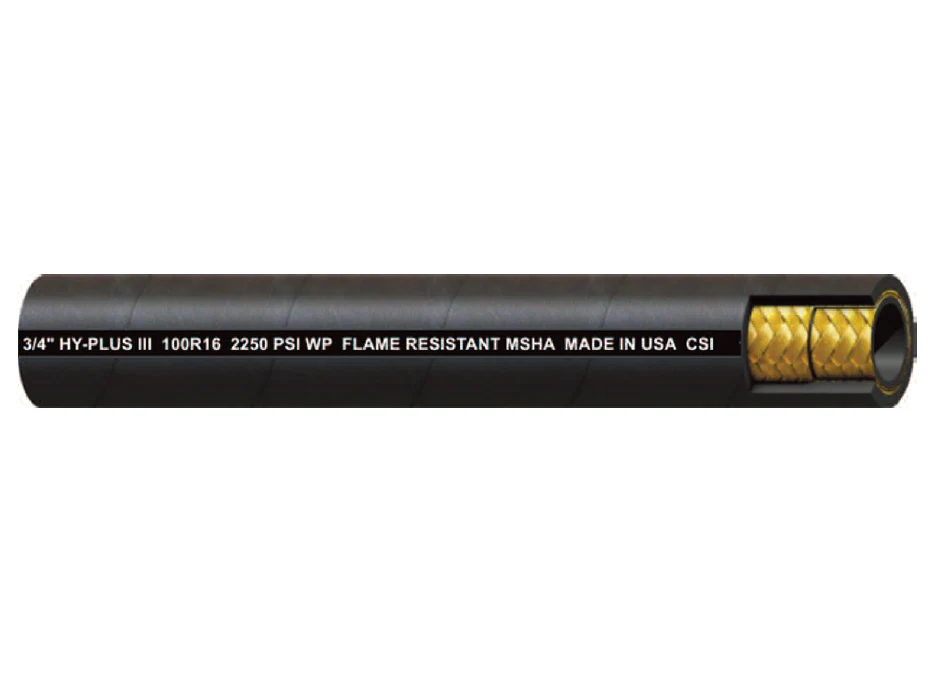 100R16/2Sc Industrial / Agricultural 2-Wire Braided High Pressure Hydraulic Hose 1/4 Inch- Sold Per Foot