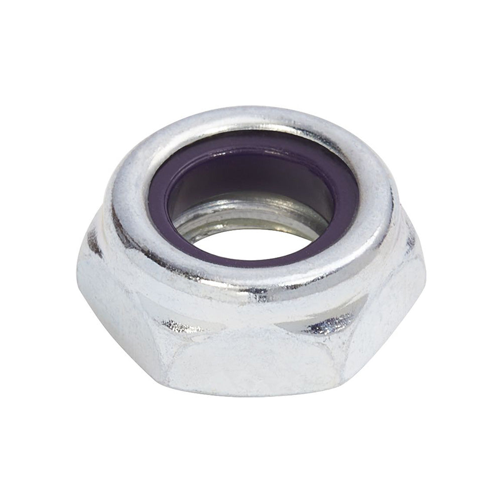#10-24 Coarse Brass Nylon Insert Lock Nut