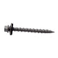 #10 x 1" Unslotted Hi-Hex Washer Head Type 17 Screw W/Stainless Steel Bonded Sealing Washer For Metal To Wood- Weather Coated