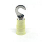 12-10 Gauge Nylon Insulated Hook Terminal Yellow #8 Stud