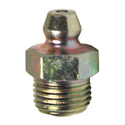 1/8-27 Zinc Yellow Steel Straight Safety Vent Long Shank Heritage Grease Fitting