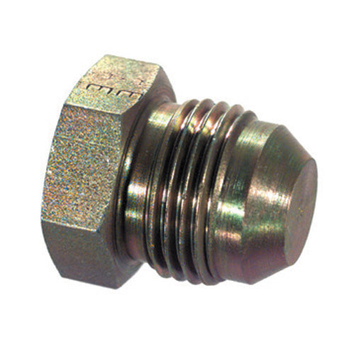 7/8 Inch 5000 psi Zinc Plated Yellow Dichromate Carbon Steel Jic 37 Degree Adapter - Plug