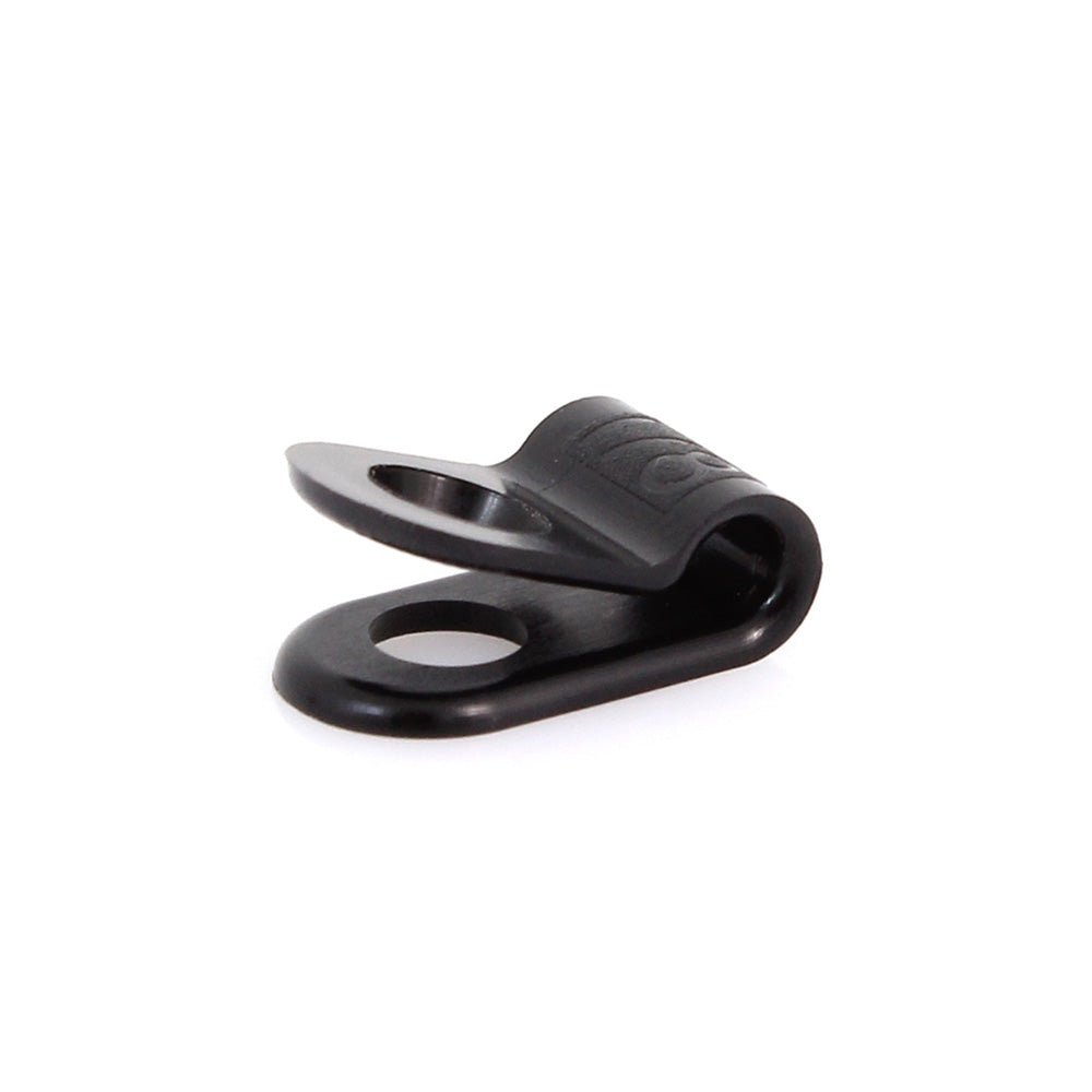 NYLON CABLE CLAMP 3/8 DIA BLK