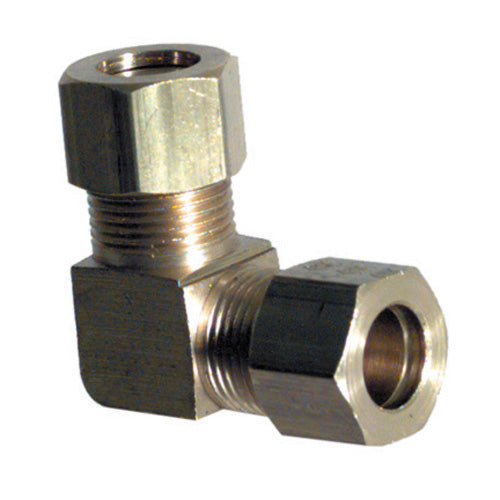 1/4 Inch Brass Self-Align Tube 90 Degree Union Elbow