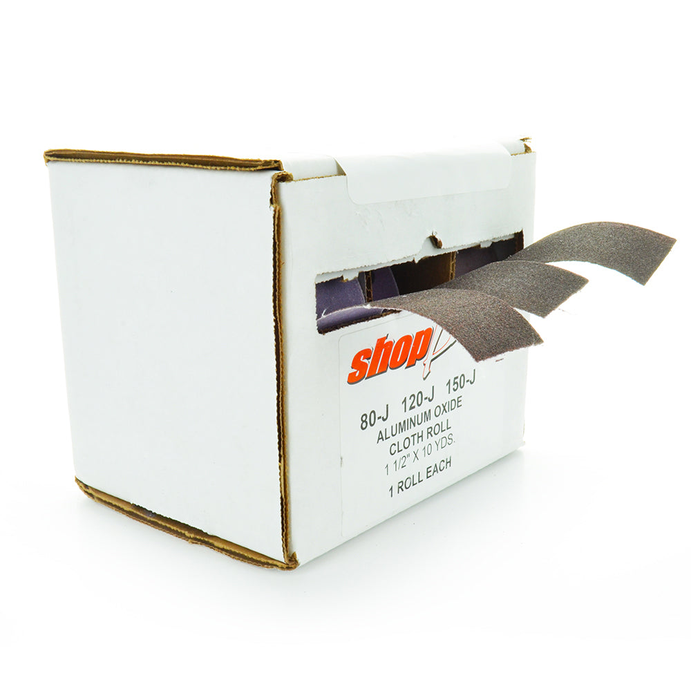 1-1/2 Inch x 10 yd 180 Grit Abrasive Roll