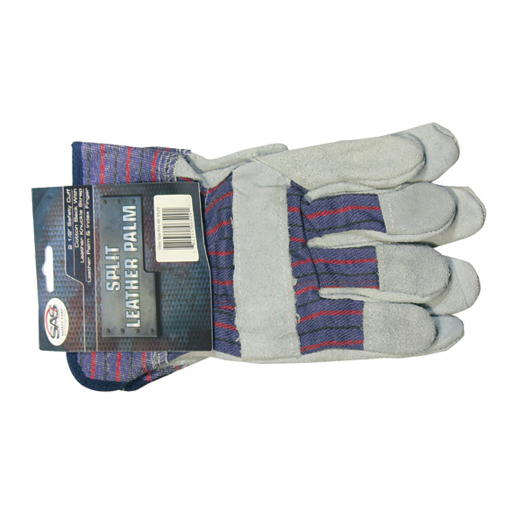 Split Leather Palm Glove One Size Fits All