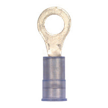 16-14 Gauge Ring Terminal #10 Stud Nylon With Insulation Grip Blue