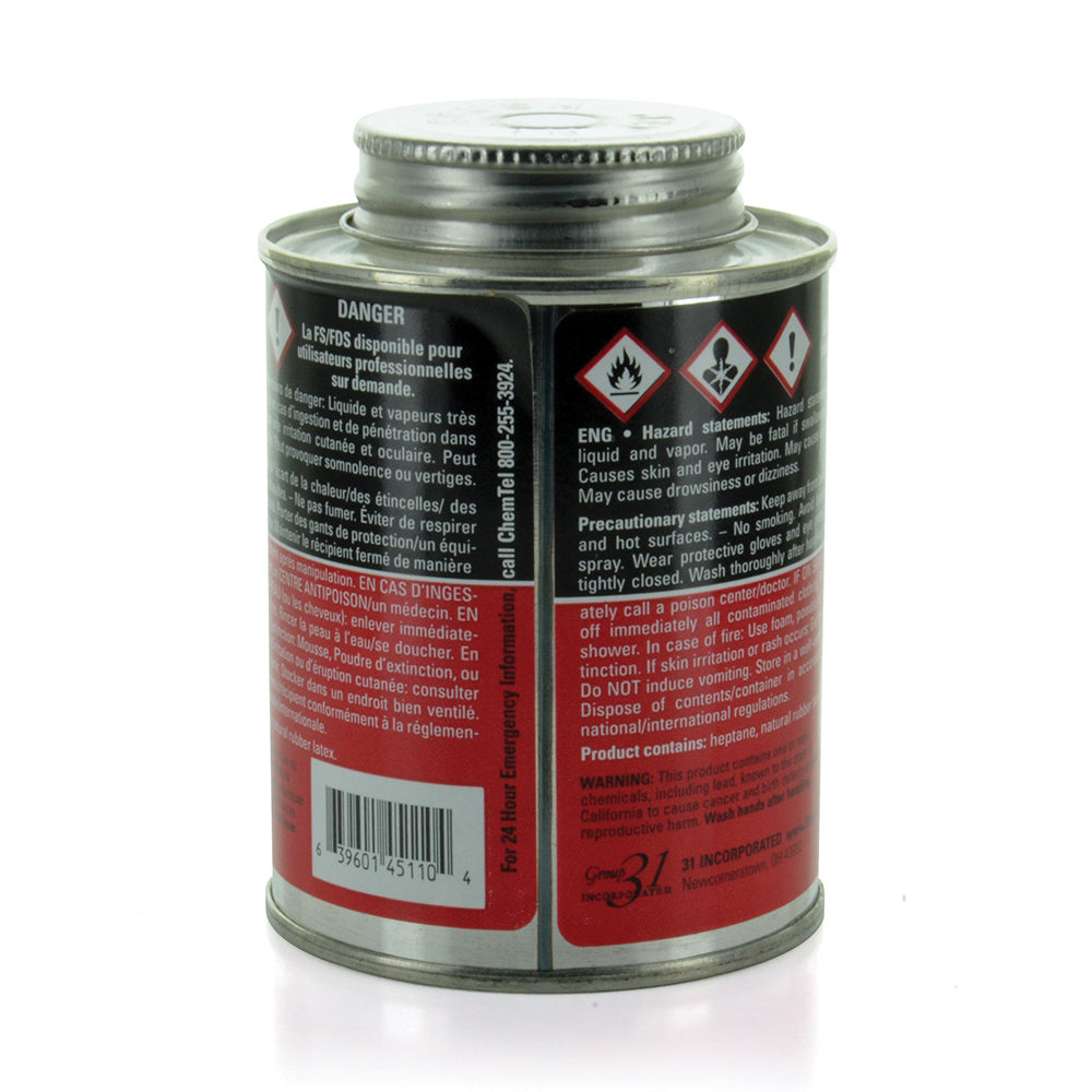 8 oz X-Tra Seal Heavy-Duty Super-Blu Vulcanizing Cement Flammable