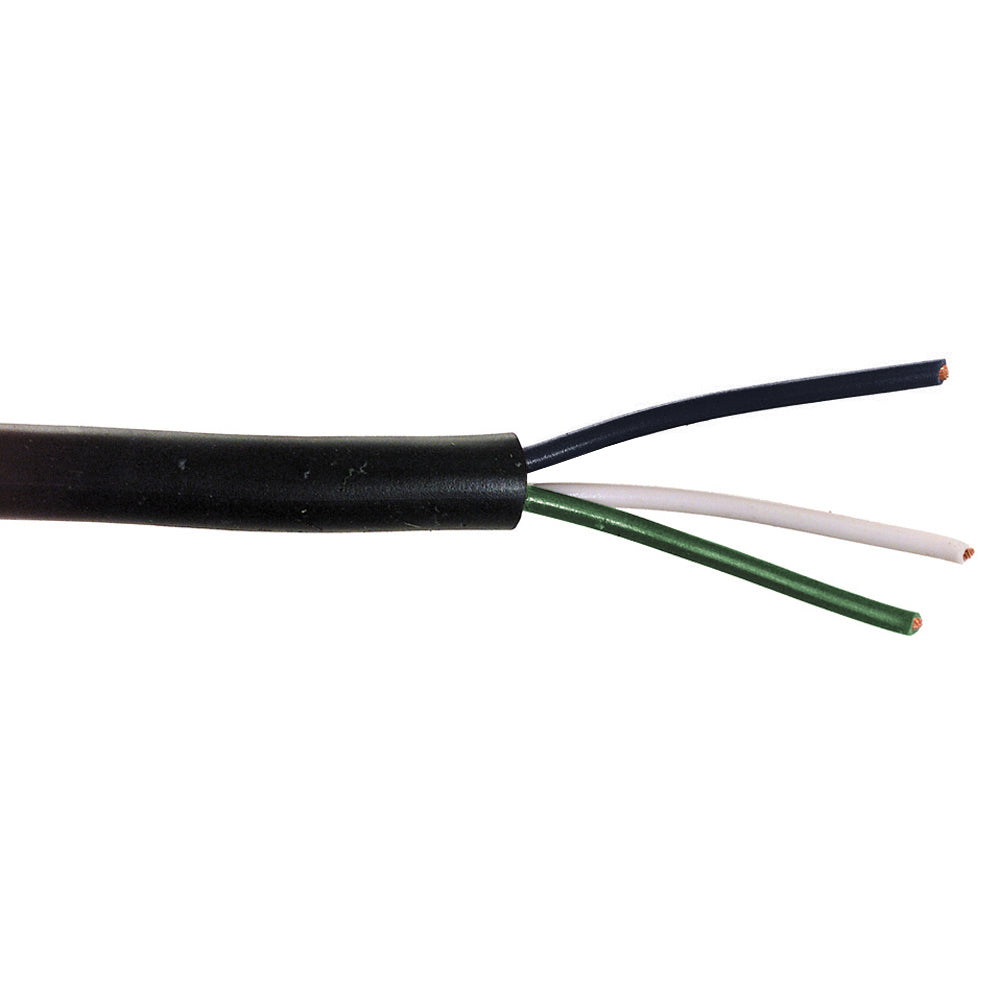 16 Ga Jacketed Multi Conductor Wire White / Black / Green 100' Roll