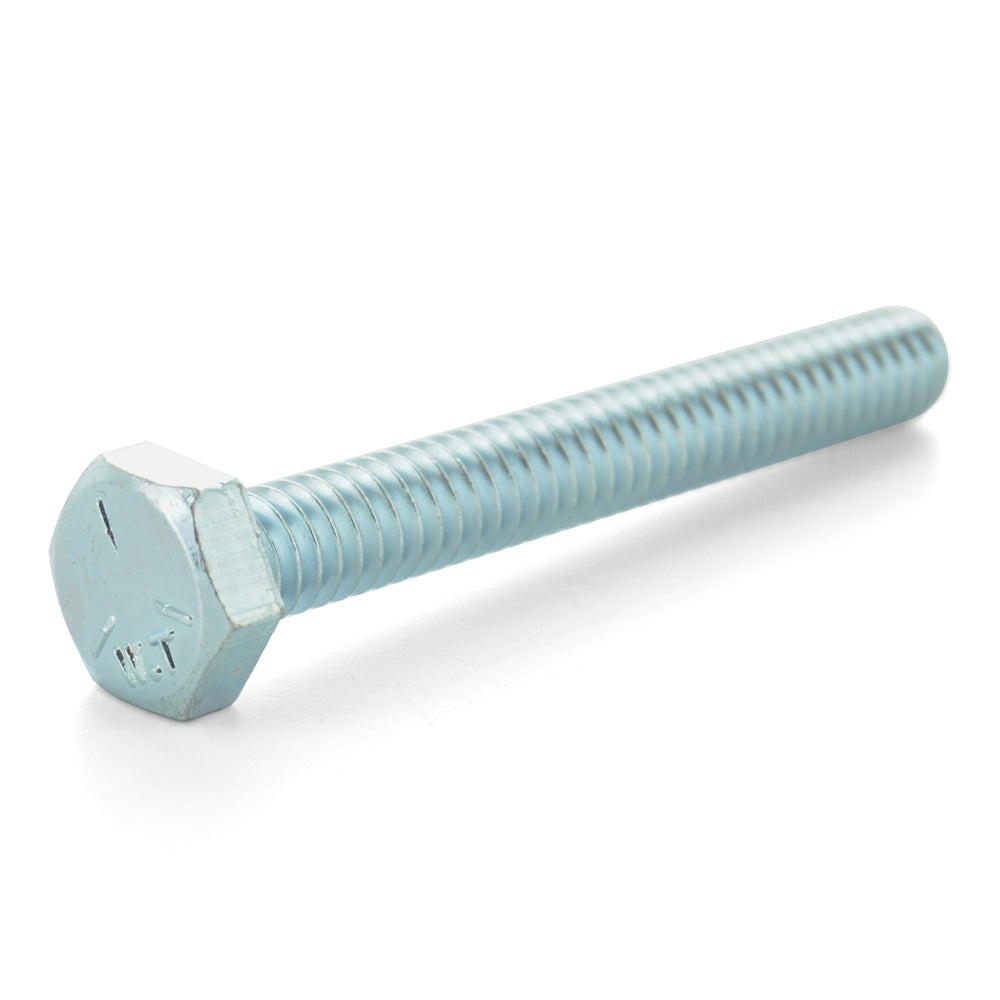 5/16"-18 x 3" Hex Head Tap Bolt Fully Threaded Grade 5 Zinc Plated Coarse