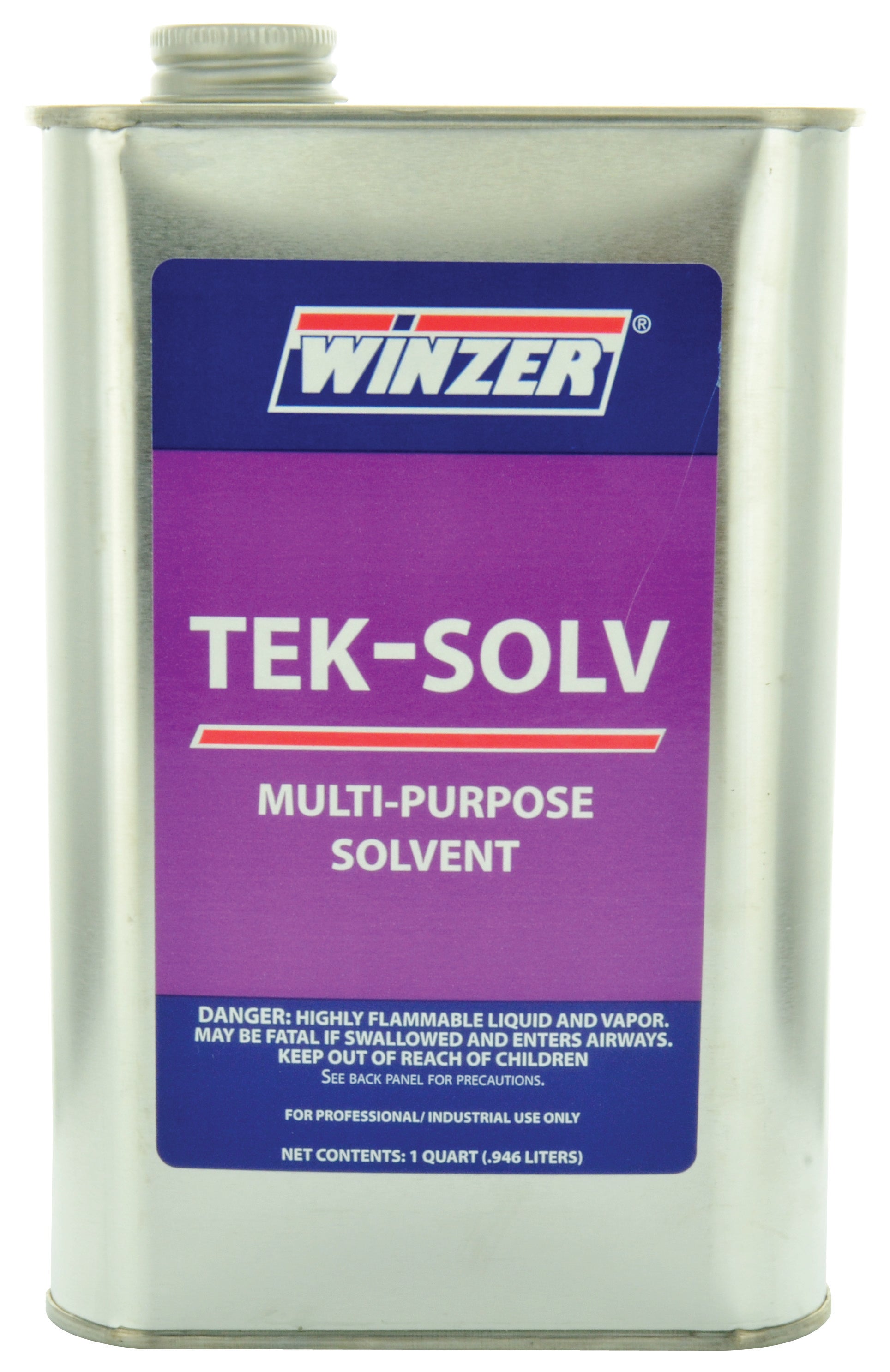 Winzer Tek-Solv Multi-Purpose Solvent & Degreaser - 1 Quart Can
