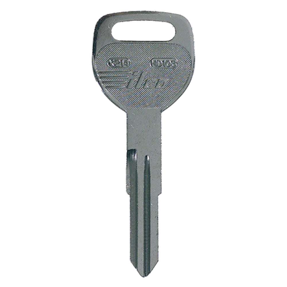 Metal Universal Primary Key Blank - Honda Hd103