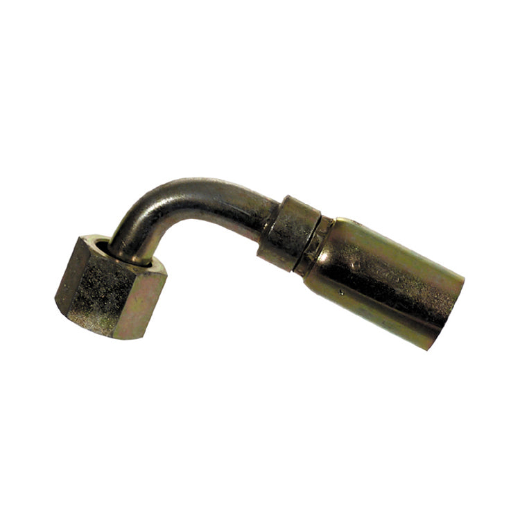 Female O-Ring Face Seal 90 Elbow Medium Drop 1 Inch Hose X 1 Inch Tube