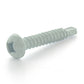 #8 x 3/4 Inch Painted Self-Drilling Pan Head Square Drive Screws - White