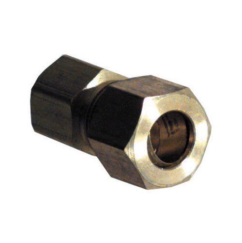 1/4 Inch Tube X 1/4 Inch Female Pipe Brass Compression Tube Female Connector