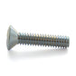#10-24 x 2 Inch Coarse Zinc Plated Steel #2 Phillips Drive Oval Countersunk Head Machine Screw