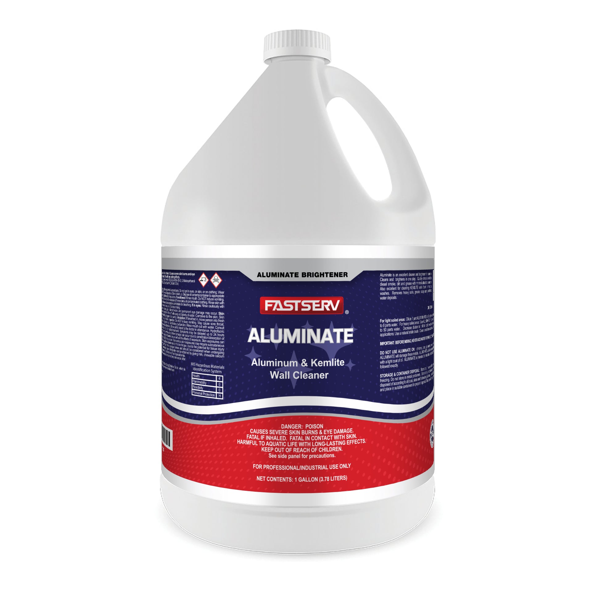 ISI Poly Aluminate Aluminum & Kemlite Wall Cleaner 1-Gallon