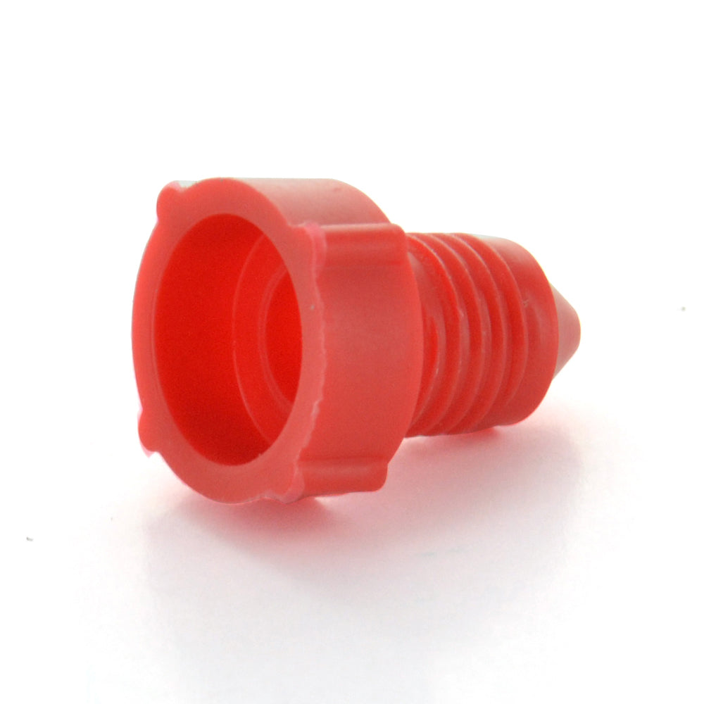 Pd50 Threaded Red Polyethylene Caplug