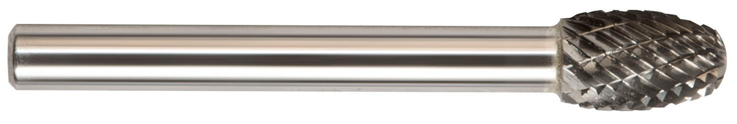 3/8 Inch Oval 1/4 Inch Shank Se-3 Carbide Bur
