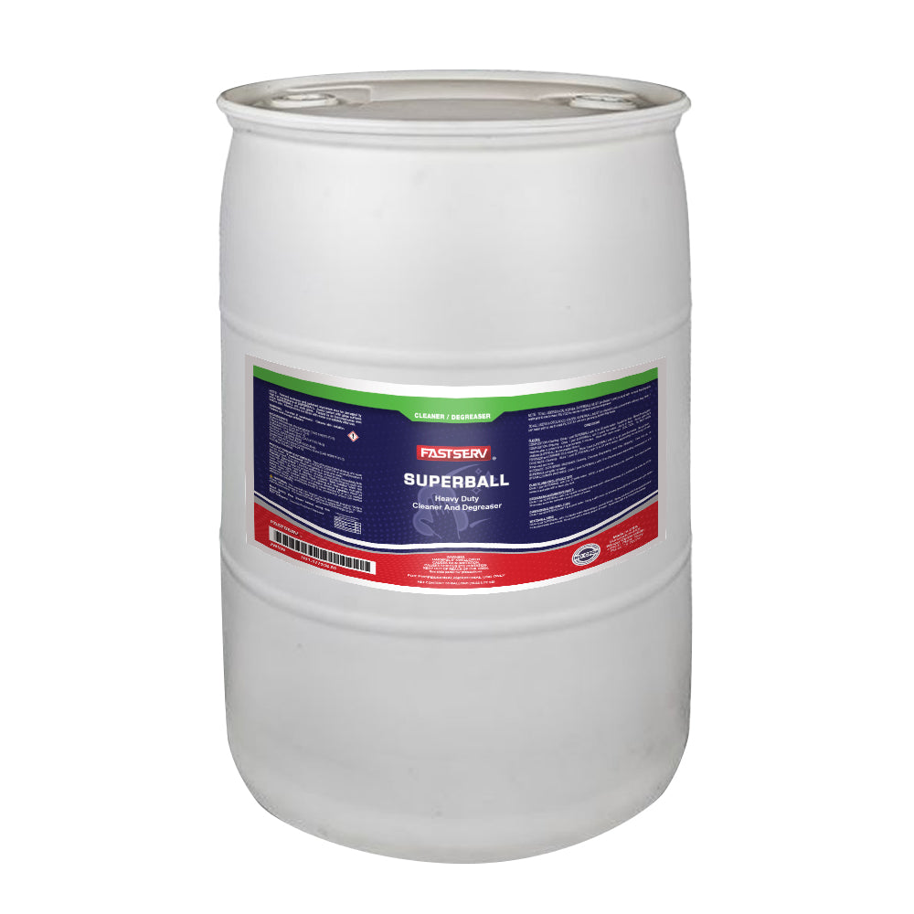 FastServ Superball Extra Heavy Duty Cleaner and Degreaser - 55 Gallon Drum