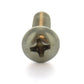 #10-24 x 3/4 Inch Coarse Plain 18-8 (A2) Stainless Steel #2 Phillips Drive Round Head Machine Screw