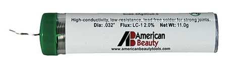 Lead Free Solder Tube - 0.032" Diameter - 6oz Pocket Tube