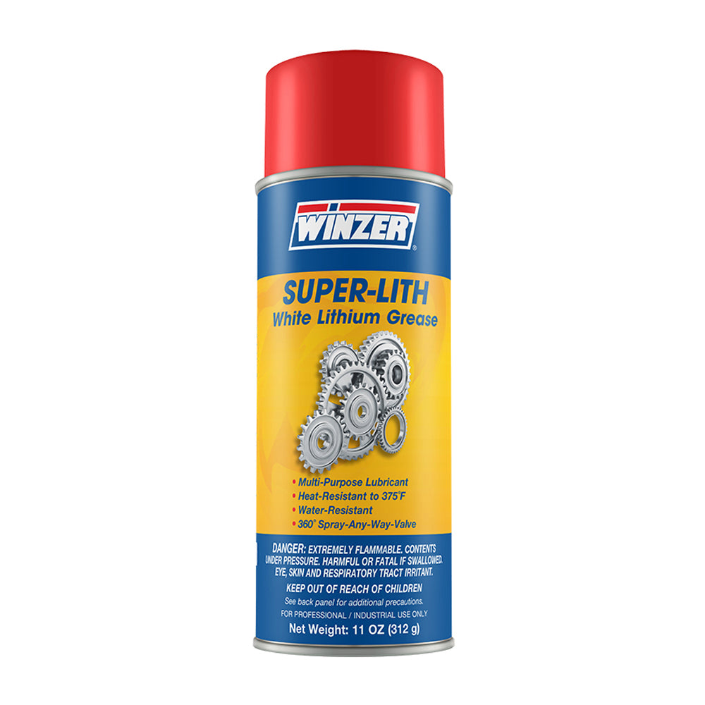 Winzer Super-Lith Low VOC White Lithium Grease Spray- 11 Oz Net Wt - Aerosol