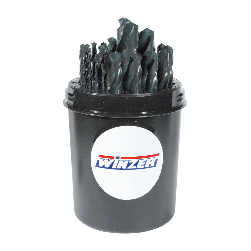 Winzer Heavy-Duty 29 Piece Jobber Drill Set