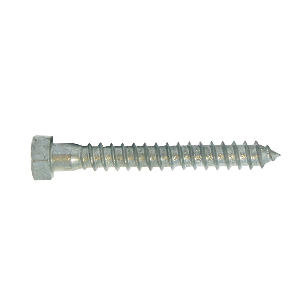 3/8-7 x 3 Inch Hot Dip Galvanized A307 Grade A Hex Head Lag Screw