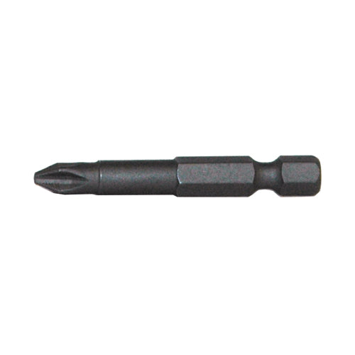 Phillips® Drive 1/4 Inch Hex Shank #2 Tip 2 Inch Length Gunmetal Gray Steel Acr Power Bit