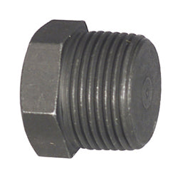 1-1/4 Inch Mnpt Black Forged Steel Hex Head Pipe Plug