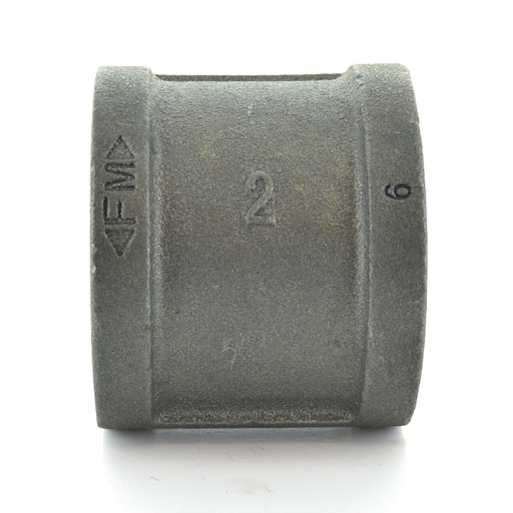 1-1/2" Schedule 40 Npt Black Malleable Iron Pipe Coupling