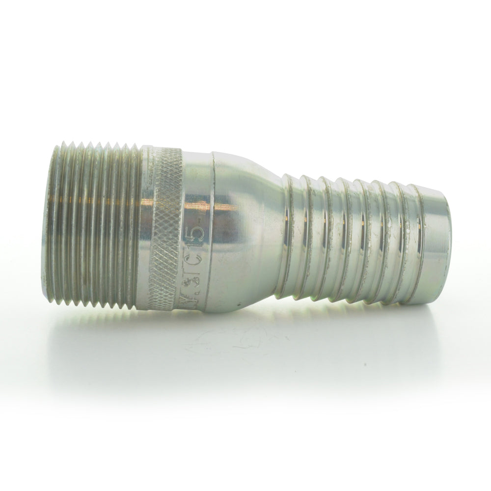 1-1/4 x 1-1/4 Galvanized Steel King Combination Nipple (Adapters)