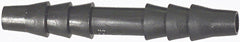 3/16 Inch x 3/16 Inch Black Nylon Vacuum and Washer Hose Barbed Line Connector