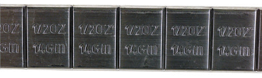 6 Oz. Lead Adhesiveesive Tape Weight-.2813 Inch x .75 Inch