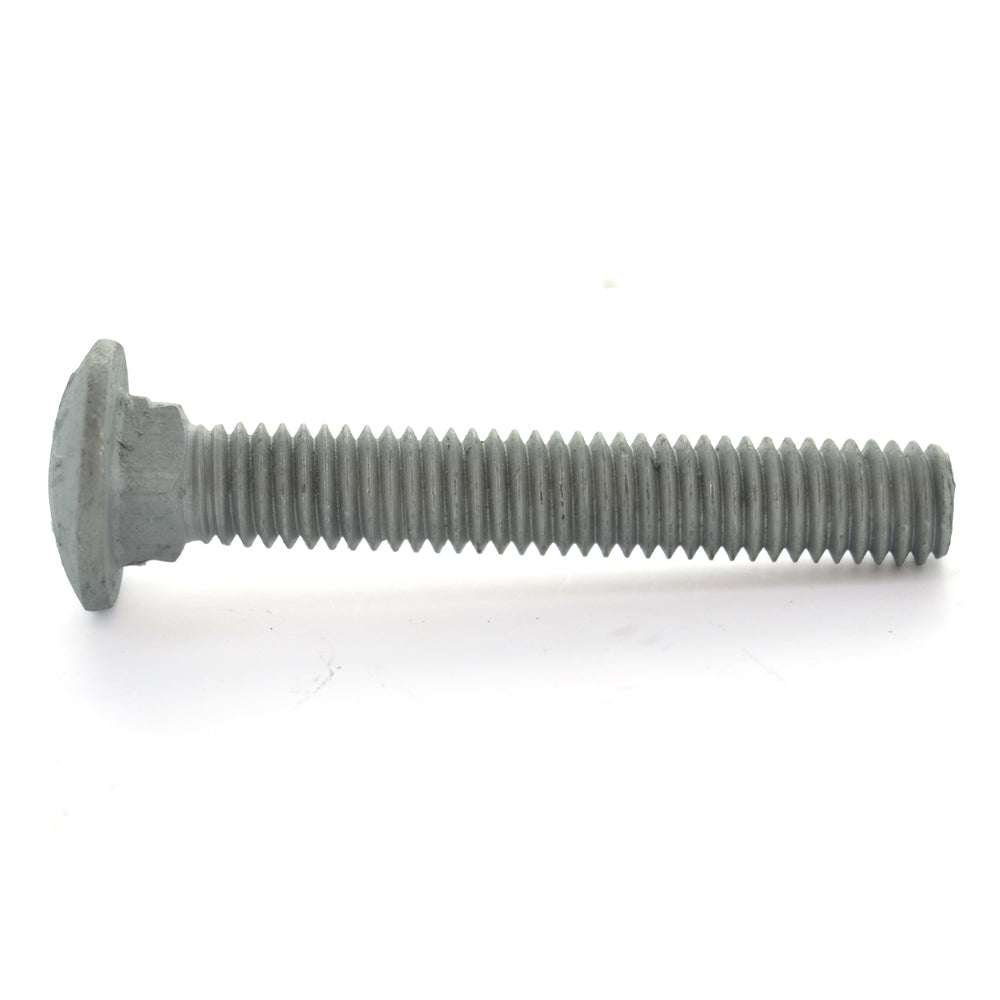 3/8-16 x 5-1/2 Inch Coarse Hot Dip Galvanized A307 Grade A Round Head Carriage Bolt