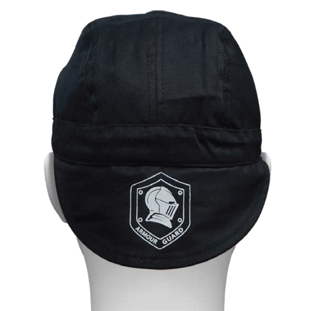 Cotton Welding Cap- Black- Double Layer