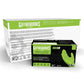 Ammex Gloveworks Heavy-Duty Green Powder-Free Nitrile Disposable Gloves - Large - Box of 100