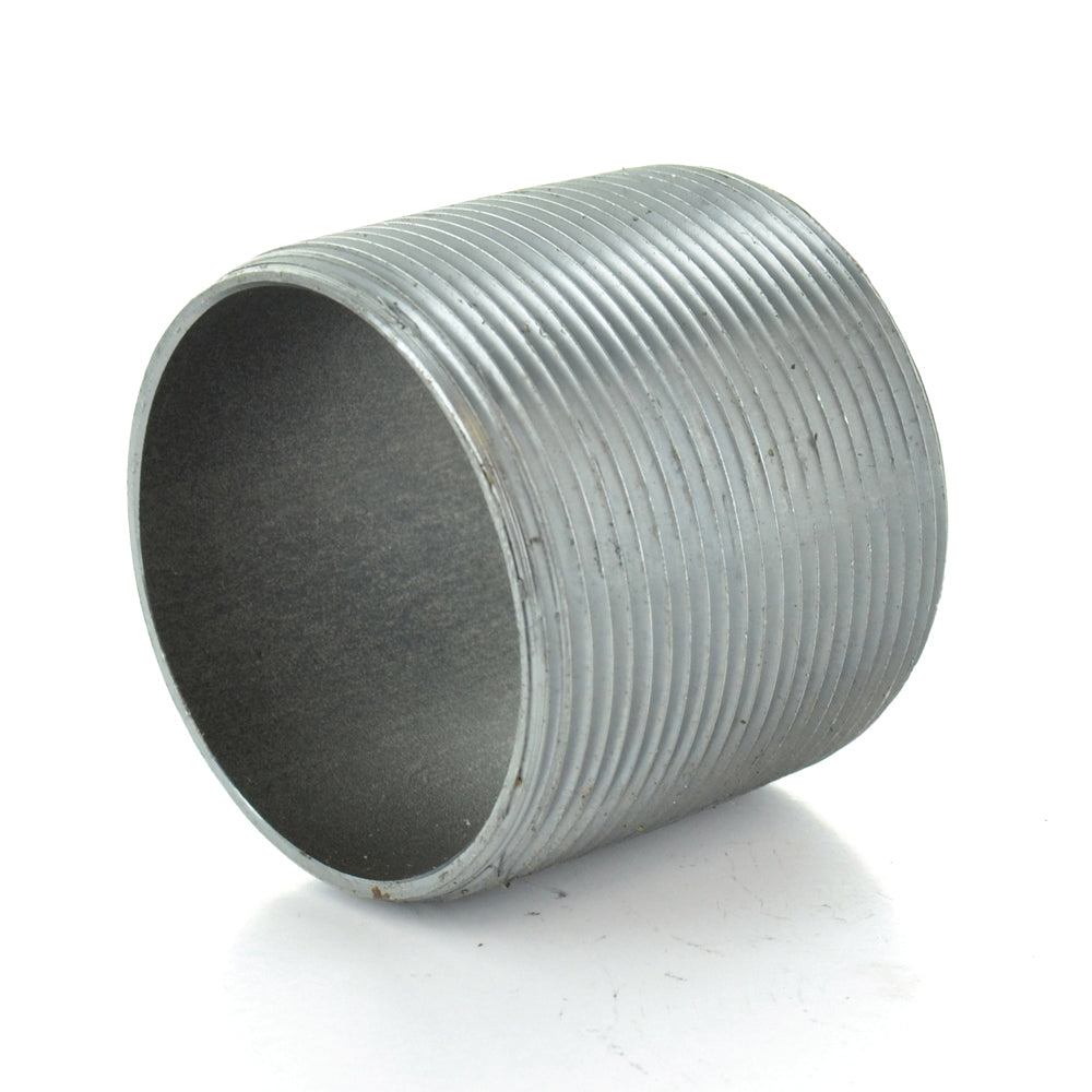 1/2" X 4-1/2" Schedule 40 Male NPT Black Welded Steel Pipe Nipple