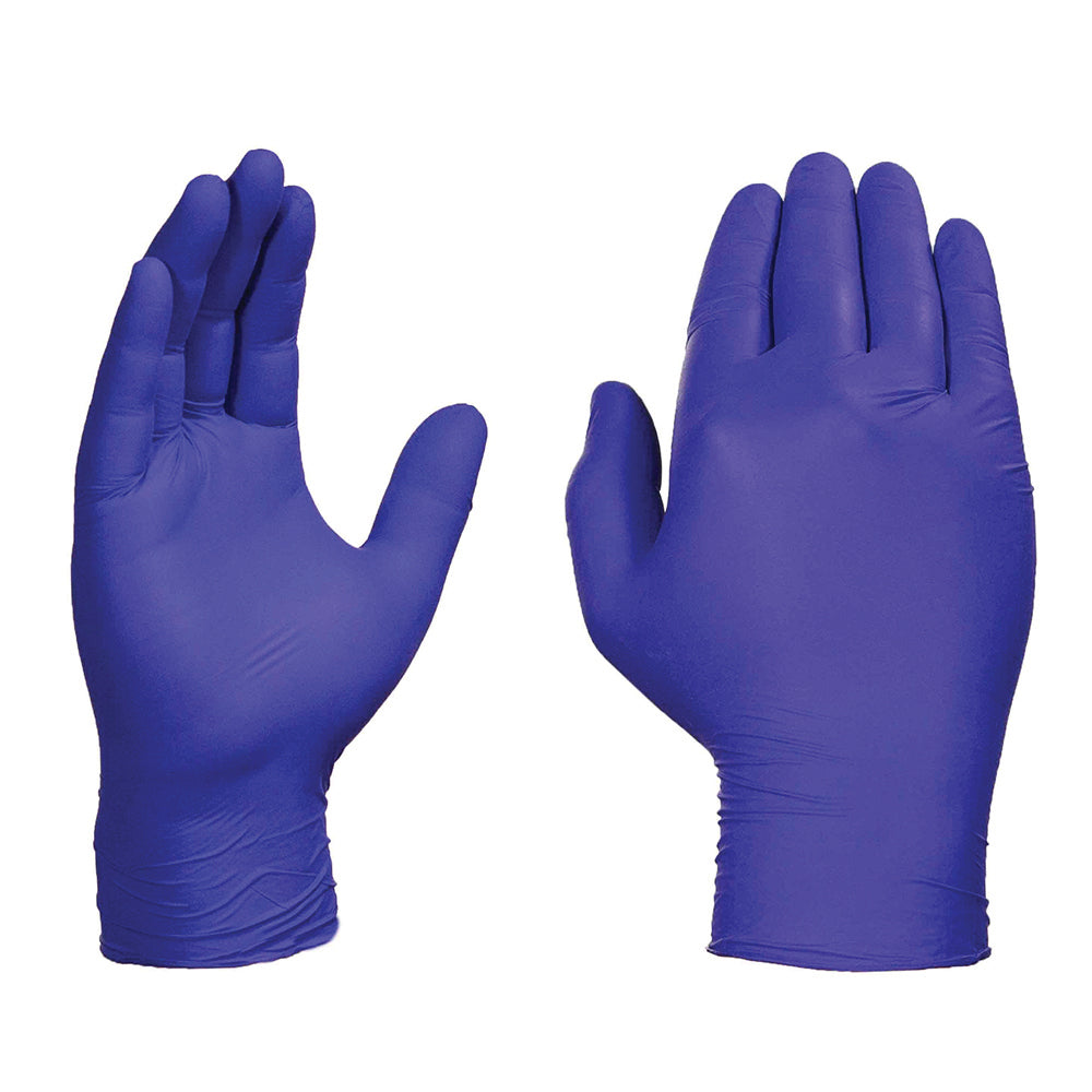 AMMEX Professional Indigo Nitrile PF Exam MD Gloves