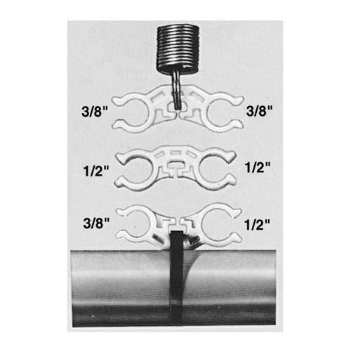 3/8 Inch x 3/8 Inch Hose and Cable Spacer / Hanger Clamp