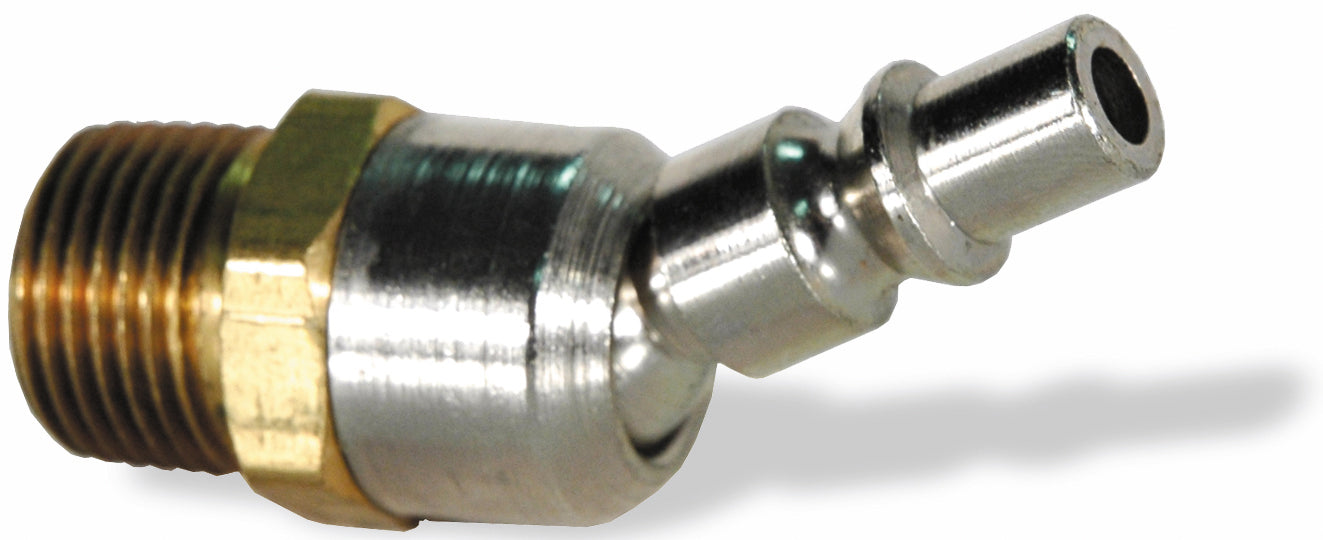 1/4 Inch Industrial Interchange Ball Swivel Plug Male 1/4 Inch NPT