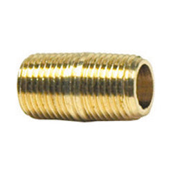 3/8 Inch Lead Free Brass Pipe Close Nipple