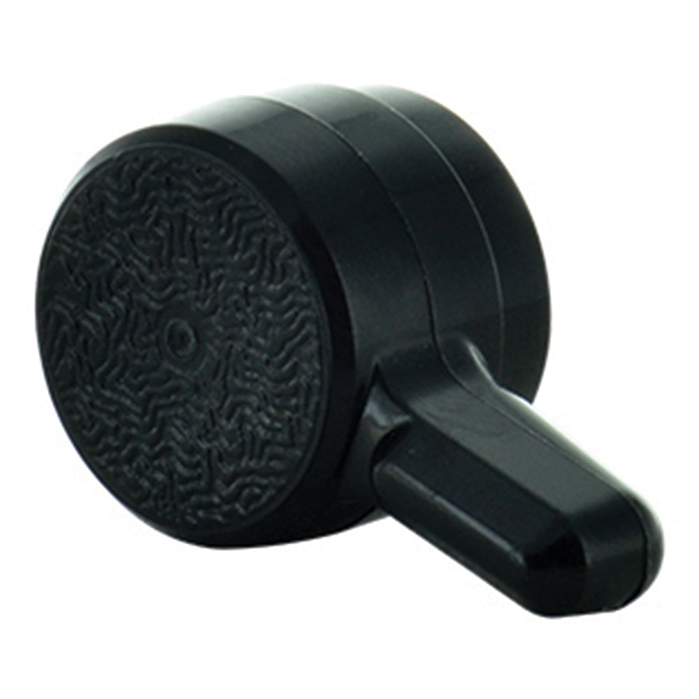 Black "L"  Shaped Thumb Screw Knob - #10 (9/16 Inch Diameter)